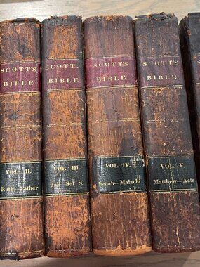 Scotts Bible Circa 1827